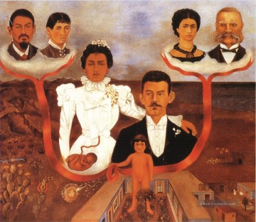 Frida Kahlo Werke - Meine Großeltern Meine Eltern und ich Frida Kahlo